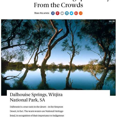 Dalhousie Springs Top swim destination