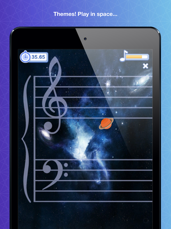 Note Rush Space Theme